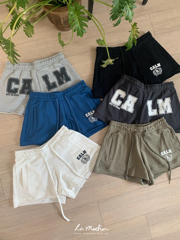 CALM鬆緊小短褲